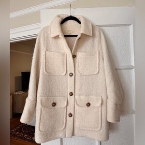 Sézane - size 34 - Paolo Coat - worn only twice!